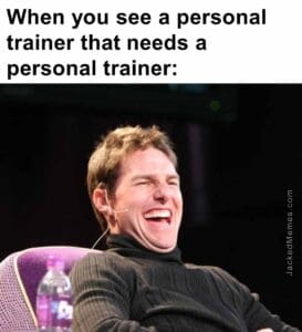 When you see a personal trainer that needs a personal trainer