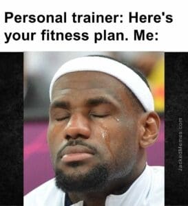 Personal trainer here's your fitness plan. me