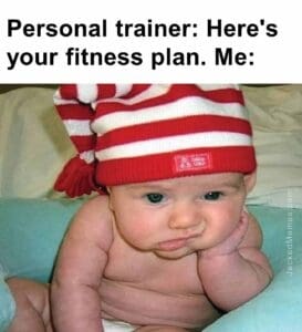 Personal trainer here's your fitness plan. me