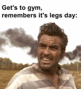 Get's to gym