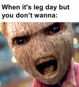 When it's leg day but you dont wanna