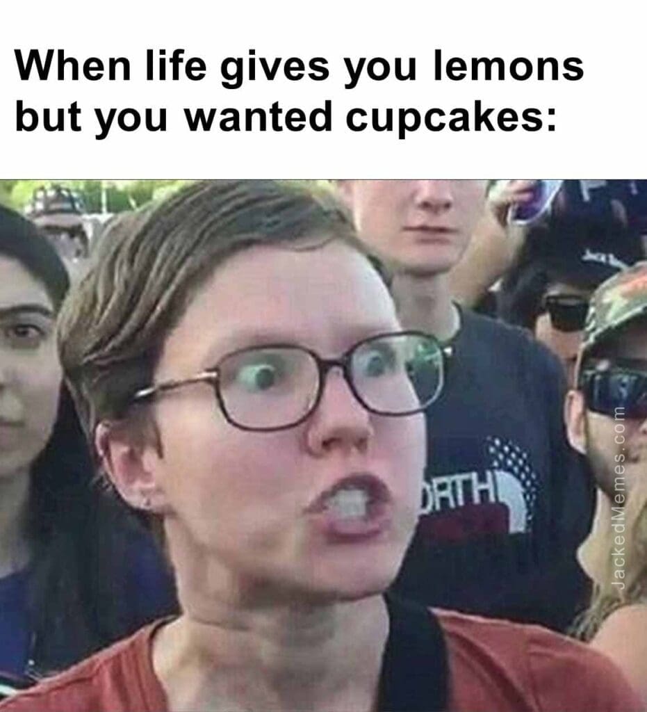 When life gives you lemons but you wanted cupcakes