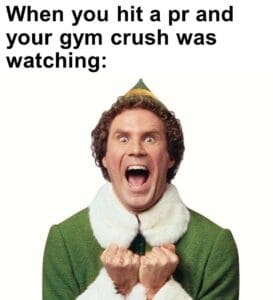 When you hit a pr and your gym crush was watching